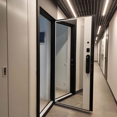 Дверь с МДФ и зеркалом Дверь с МДФ и зеркалом